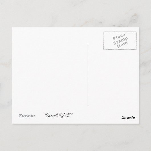 KANALBOOTE POSTKARTE (Rückseite)