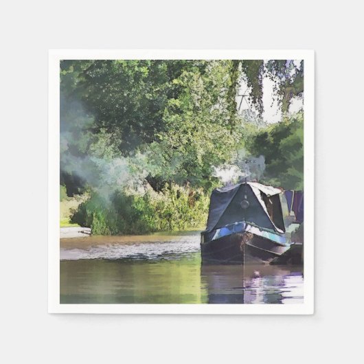 KANALBOOTE SERVIETTE (Vorderseite)