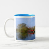 Kanalboote Zweifarbige Tasse (Links)