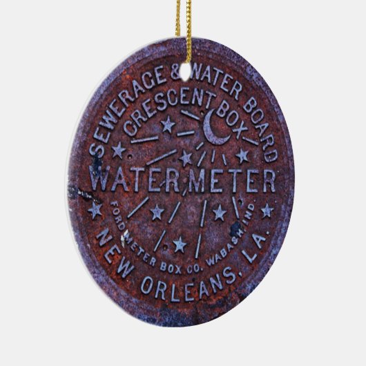 Kanaldeckel 3 keramikornament (Rechts)