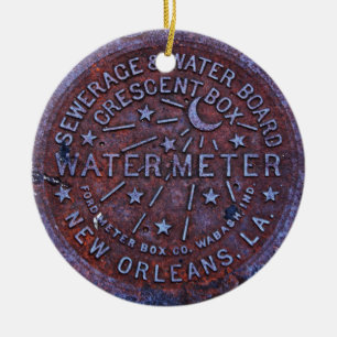 Kanaldeckel 3 keramikornament