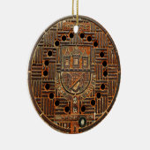 Kanaldeckel 4 (Prag) Keramikornament (Rechts)