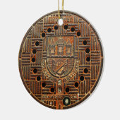 Kanaldeckel 4 (Prag) Keramikornament (Links)