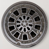 Kanaldeckel Button (Vorderseite)