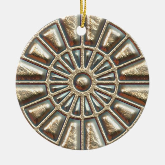 Kanaldeckel Keramikornament (Vorne)