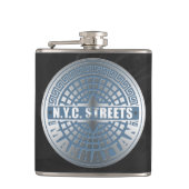 Kanaldeckel Manhattan Flachmann (Vorderseite)