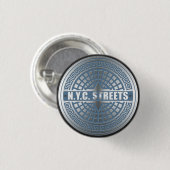Kanaldeckel NYC Button (Vorne & Hinten)