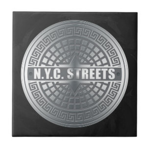 Kanaldeckel NYC Fliese