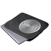 Kanaldeckel NYC Laptopschutzhülle (Vorne Knopf)