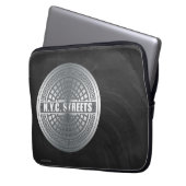 Kanaldeckel NYC Laptopschutzhülle (Vorderseite Links)