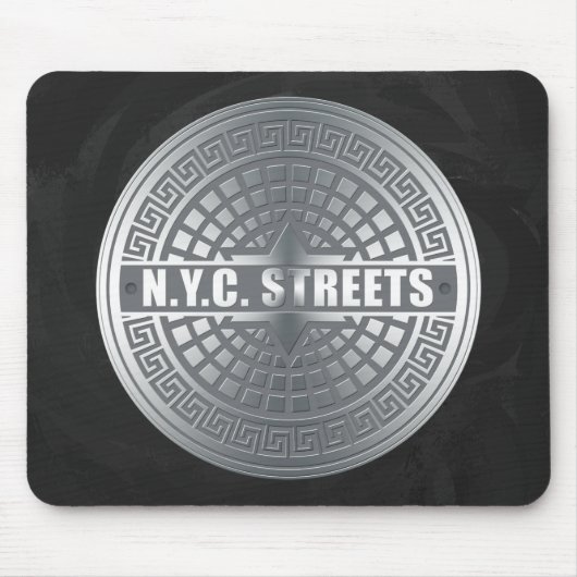 Kanaldeckel NYC Mousepad (Vorne)