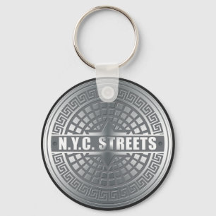 Kanaldeckel NYC Schlüsselanhänger