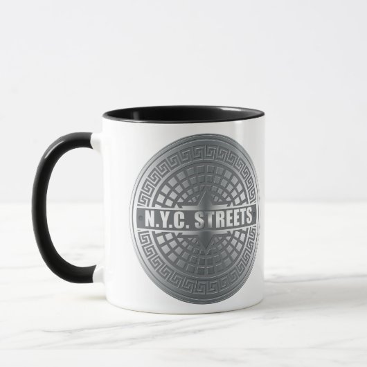 Kanaldeckel NYC Tasse (Links)