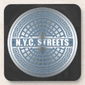 Kanaldeckel NYC Untersetzer (Vorderseite)