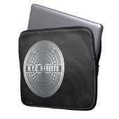 Kanaldeckel Queens Laptopschutzhülle (Vorderseite Links)