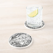 Kanaldeckel Tondabayashi Osaka Japan Getränkeuntersetzer (Seite)