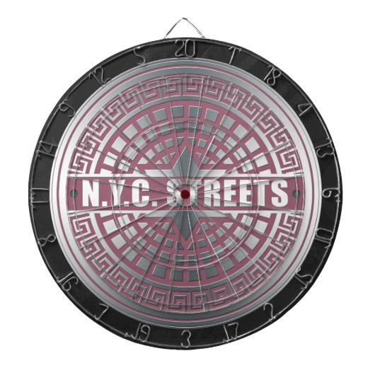 KanaldeckelNYC Dartscheibe (vorne)