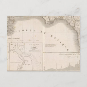 Kanaldelta Mississippi Postkarte