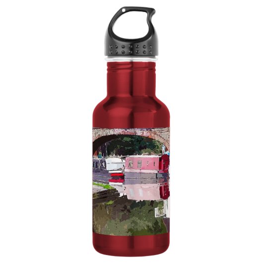 KANÄLE EDELSTAHLFLASCHE (Vorderseite)