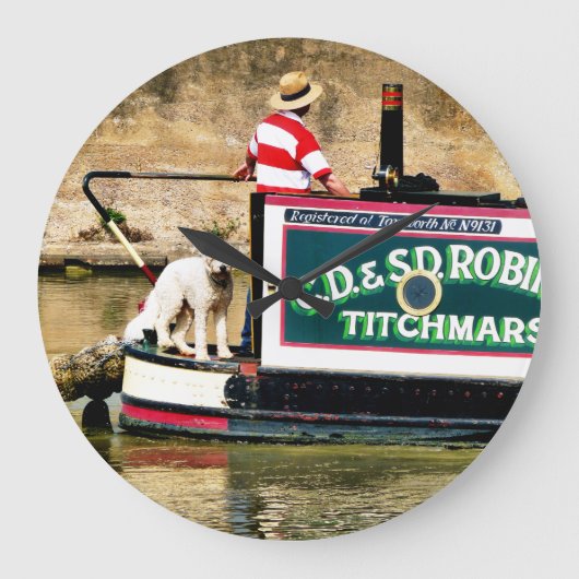 KANÄLE GROßE WANDUHR (Vorderseite)