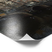 Kanäle in Amsterdam Fotodruck (Ecke)