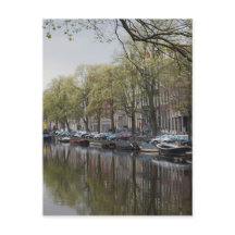 Kanäle in Amsterdam, Holland