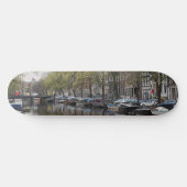 Kanäle in Amsterdam, Holland Skateboard (Horizontal)