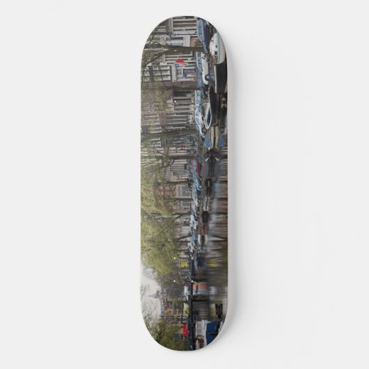 Kanäle in Amsterdam, Holland Skateboard (Vorderseite)