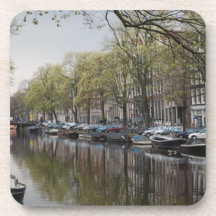 Kanäle in Amsterdam, Holland