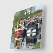 KANÄLE QUADRATISCHE WANDUHR (Winkel)