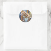 KANÄLE RUNDER AUFKLEBER (Tasche)
