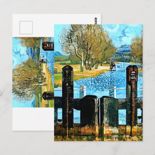 KANALE UND NARROWBOOTE POSTKARTE (Vorne/Hinten)