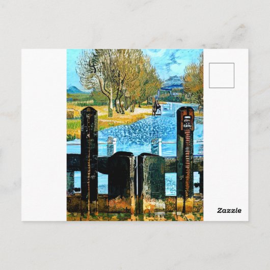 KANALE UND NARROWBOOTE POSTKARTE (Rückseite)