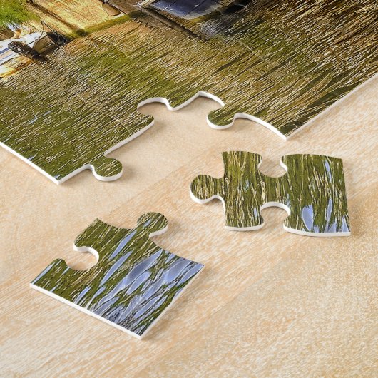 Kanäle von Amsterdam. Jigsaw Puzzle (Seite)