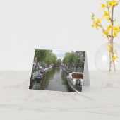 Kanäle von Amsterdam Karte (Gelbe Blume)