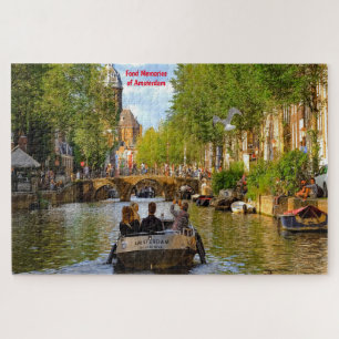 Kanäle von Amsterdam. Puzzle