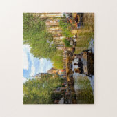 Kanäle von Amsterdam. Puzzle (Vertikal)