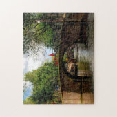 Kanäle von Amsterdam. Puzzle (Vertikal)