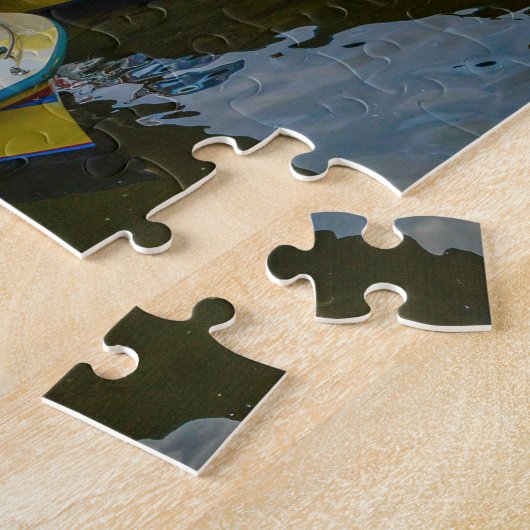 Kanäle von Amsterdam. Puzzle (Seite)