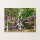 Kanäle von Amsterdam. Puzzle (Horizontal)