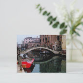 Kanäle von Venedig II Postkarte (Stehend Vorderseite)