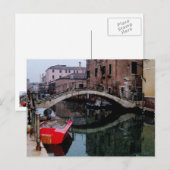 Kanäle von Venedig II Postkarte (Vorne/Hinten)