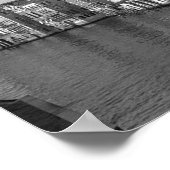 Kanäle von Venedig Italien Poster (Ecke)