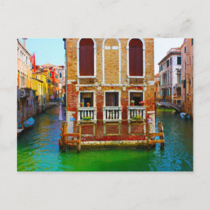 Kanäle von Venedig Postkarte