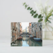 Kanäle von Venedig Postkarte (Stehend Vorderseite)