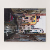 Kanäle von Venedig und eine Gondel Puzzle (Horizontal)