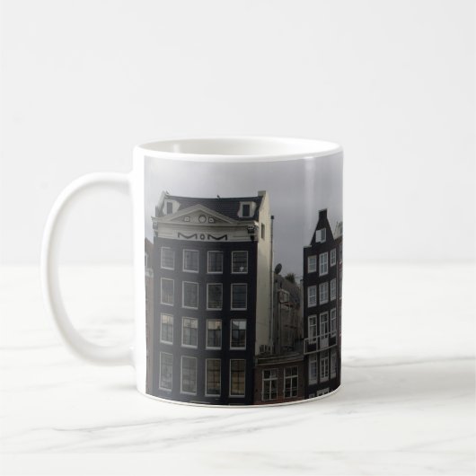 Kanalhäuser in Amsterdam Kaffeetasse (Links)