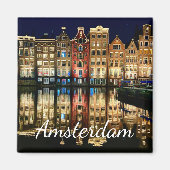 Kanalhäuser von Amsterdam Magnet (Vorne)