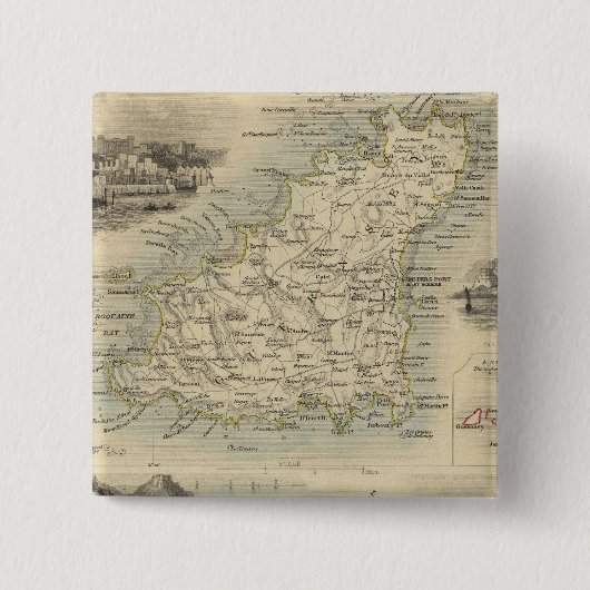 Kanalinseln Button (Vorderseite)