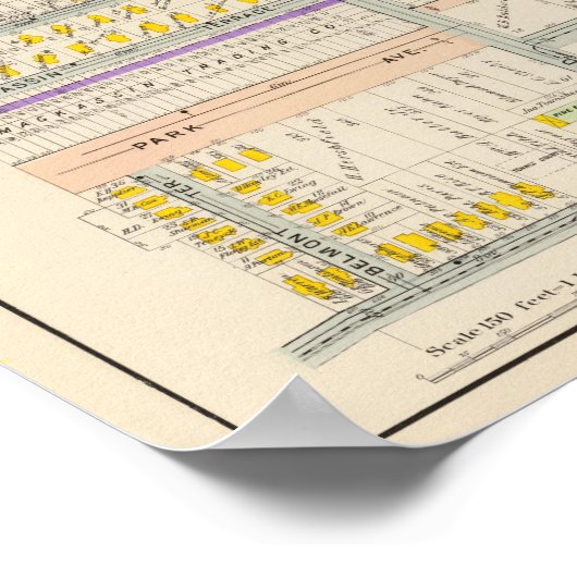 Kanalisation, Eisenbahn Poster (Ecke)